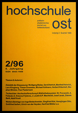 Hochschule Ost 2/96