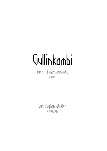 Stephan Winkler: Gullinkambi (Titelseite)