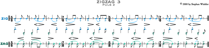 Stephan Winkler: zigzag (3. Satz, Puls2)